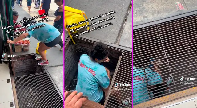 La joven recogió dos monedas que habían a ineterior.