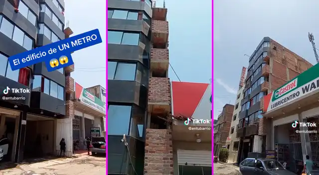 El edificio es conocido por ser el más delgado de Lima. El edificio es conocido por ser el más delgado de Lima.
