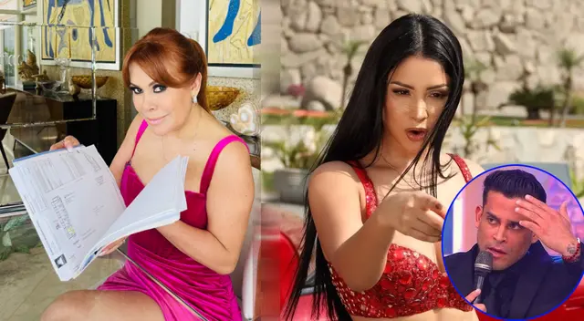 Magaly Medina le recomienda a Pamela Franco que debería interesarle el divorcio de Christian Domínguez por su hija.