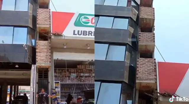 La puerta quedó a tope con la medida de la construcción.
