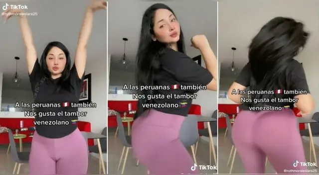 La peruana bailó el popular tambor venezolano y usuarios en TikTok la aplauden por coreografía. La peruana bailó el popular tambor venezolano y usuarios en TikTok la aplauden por coreografía.