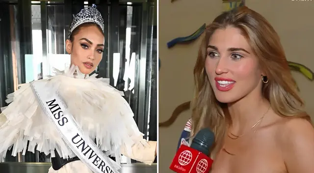 Alessia Rovegno le dio su apoyo a la Miss Universo Alessia Rovegno le dio su apoyo a la Miss Universo
