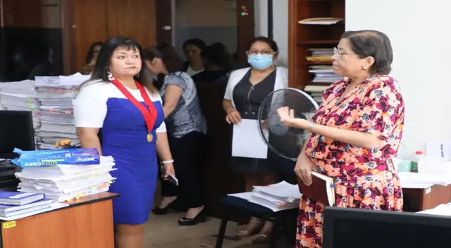 La presidenta de la Corte de Lima inspeccionó edificio Javier Alzamora La presidenta de la Corte de Lima inspeccionó edificio Javier Alzamora