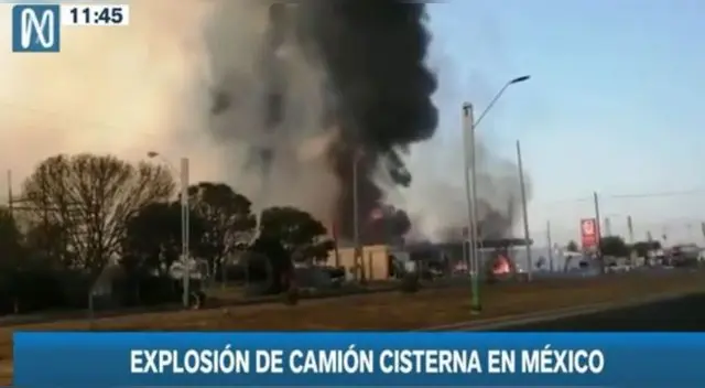 Trágico. Una explosión de un camión cisterna deja al menos dos fallecidos en Tula, México. Trágico. Una explosión de un camión cisterna deja al menos dos fallecidos en Tula, México.
