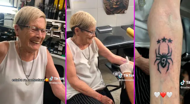 La adulta emocionó a miles en TikTok con su tatuaje.