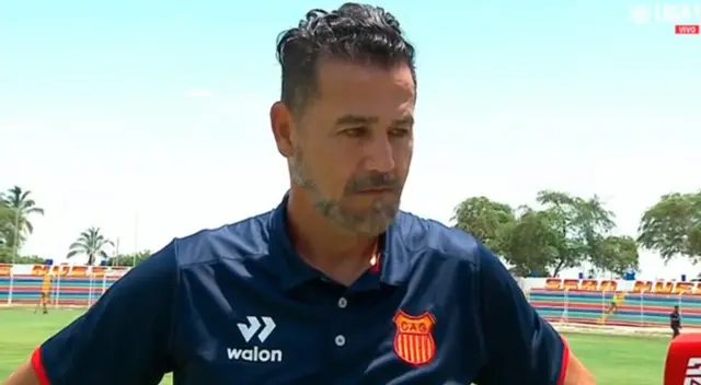 Daniel Ahmed declaró tras ganar su primer partido con Atlético Grau. Daniel Ahmed declaró tras ganar su primer partido con Atlético Grau.