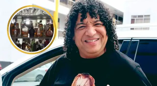 Carlos Vílchez: Conoce cómo luce el departamento del cómico, repleto de botellas de licor. Carlos Vílchez: Conoce cómo luce el departamento del cómico, repleto de botellas de licor.