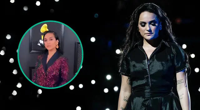 Daniela Darcourt y su impresionante vestido en los Grammy 2023. Daniela Darcourt y su impresionante vestido en los Grammy 2023.