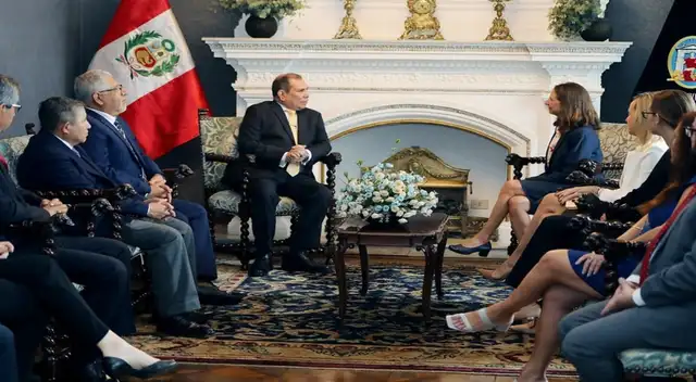 El presidente del Poder Judicial Javier Arévalo se reunió con directivos del Banco Mundial El presidente del Poder Judicial Javier Arévalo se reunió con directivos del Banco Mundial