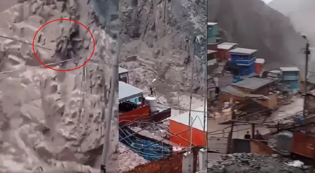 Huayco en Arequipa casi se lleva la vida de una mujer embarazada Huayco en Arequipa casi se lleva la vida de una mujer embarazada