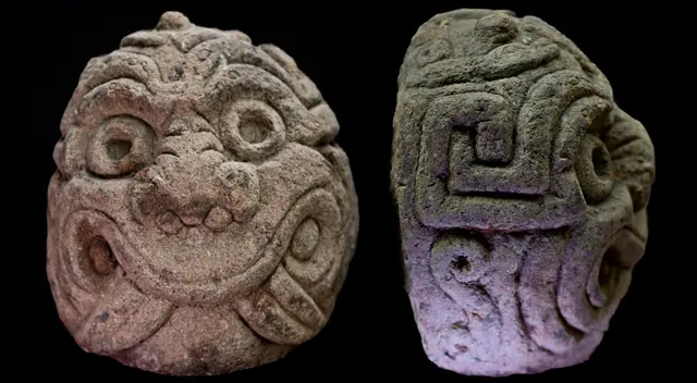 Las autoridades de Suiza devolvieron una 'Cabeza clava' recuperada por agentes aduaneros suizos en 2016. Las autoridades de Suiza devolvieron una 'Cabeza clava' recuperada por agentes aduaneros suizos en 2016.