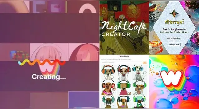 Estas son las aplicaciones donde la Inteligencia Artificial convierte una oración a foto. Estas son las aplicaciones donde la Inteligencia Artificial convierte una oración a foto.