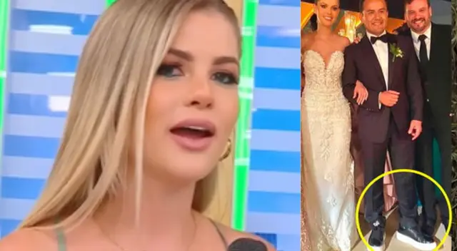 Brunella Horna responde a críticas de los zapatos de Richard Acuña
