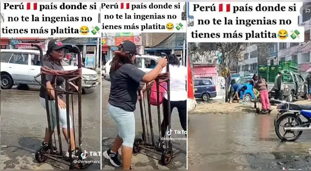 El ingenio de la mujer ha causado sensación en redes. El ingenio de la mujer ha causado sensación en redes.