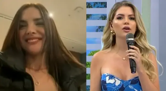 Rosángela Espinoza cuadra a Brunella Horna.