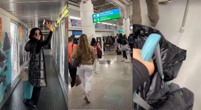 Rosángela Espinoza pasó un mes en Dubái.