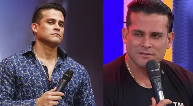 Christian Domínguez se incomoda en vivo cuando le hablaron de Isabel Acevedo