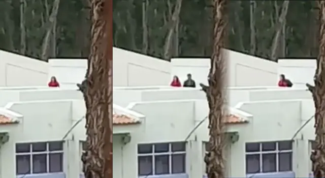 Estudiantes son captados teniendo relacione sexuales en azotea de universidad Estudiantes son captados teniendo relacione sexuales en azotea de universidad