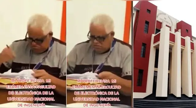 El profesor de la UNI se 'transformó' al revisar las pruebas de sus alumnos y escena es viral en TikTok. El profesor de la UNI se 'transformó' al revisar las pruebas de sus alumnos y escena es viral en TikTok.