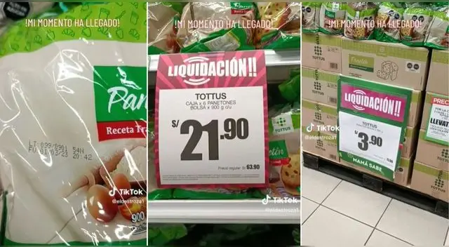 La peruana grabó singular oferta de panetones a 3 soles en Tottus y es tendencia en TikTok. La peruana grabó singular oferta de panetones a 3 soles en Tottus y es tendencia en TikTok.