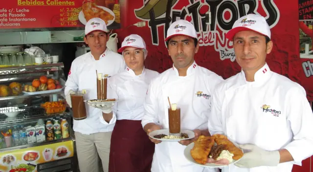 Cuatro de los hermanos que fundaron restaurante de cachangas en Lima