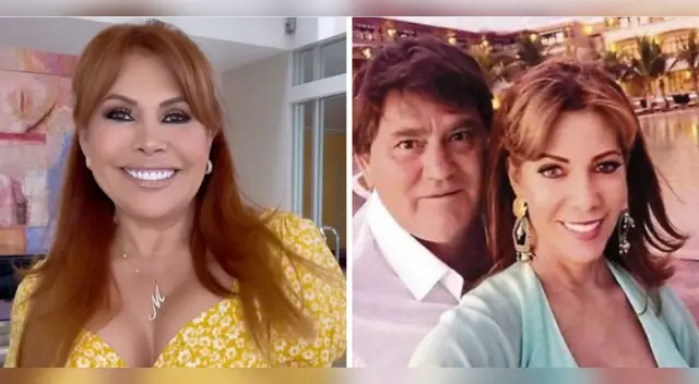 Magaly Medina felicita a Maritere Braschi.