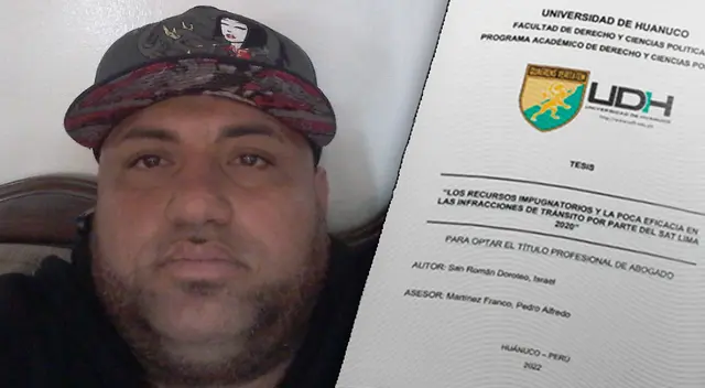 La Tota' se graduó en la Universidad de Huánuco y obtuvo su título.