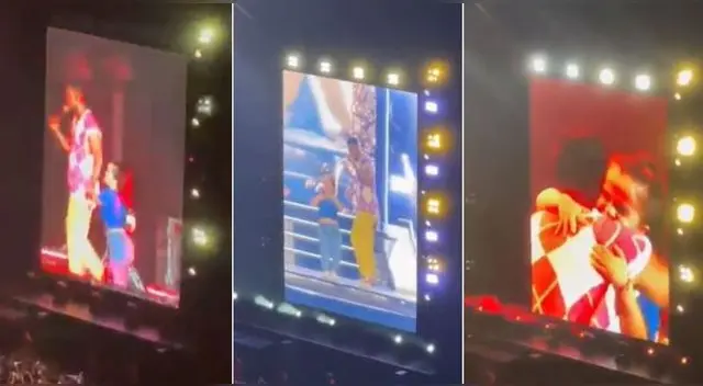 Romeo Santos y la peruana se lucieron en el escenario causando "envidia" entre los asistentes.