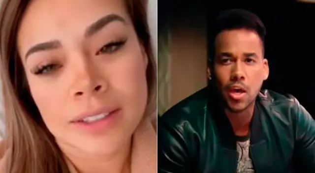 Jossmery Toledo 'asustó' a Romeo Santos durante concierto en Lima.