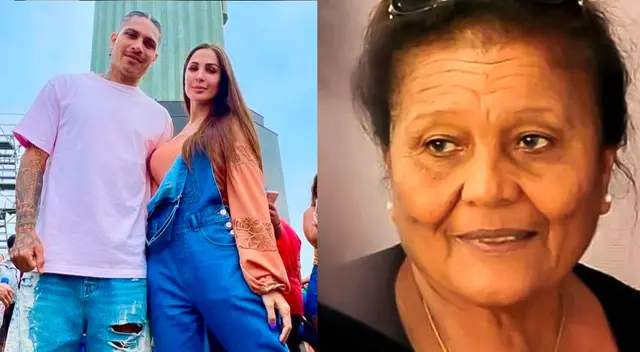 Doña Peta sobre hijo de Paolo Guerrero. Doña Peta sobre hijo de Paolo Guerrero.