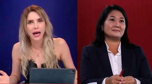 Conductora de TV indicó que Keiko Fujimori está haciendo campaña política. Conductora de TV indicó que Keiko Fujimori está haciendo campaña política.