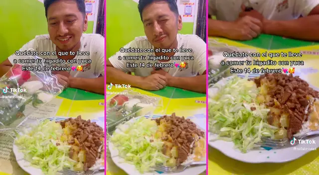 La cita de la pareja es viral en TikTok.