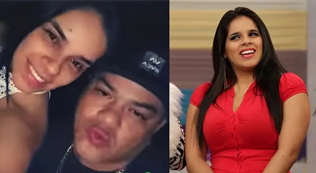 Giuliana Rengifo y su nueva pareja.