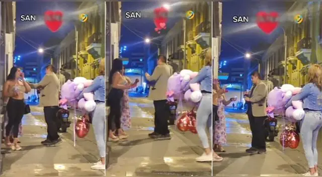 El muchacho quiso dar un presente a las trabajadores sexuales por San Valentín y se volvió en TikTok.