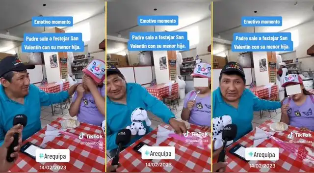 La escena hizo reflexionar a miles en TikTok luego de que el padre expresa sus sentimientos por su pequeña.