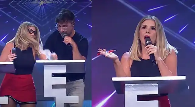 Johanna San Miguel pierde la paciencia con Renzo Schuller Johanna San Miguel pierde la paciencia con Renzo Schuller