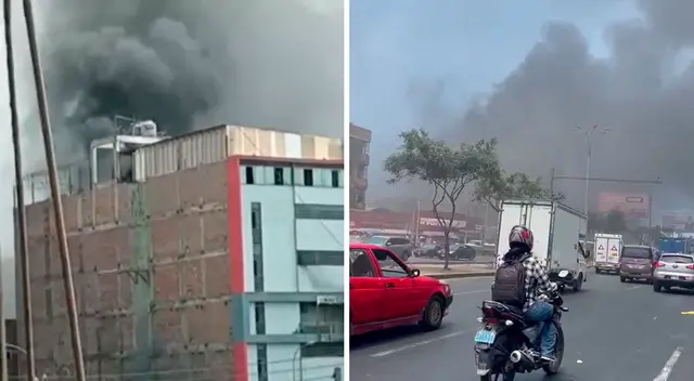 Incendio en La Victoria.