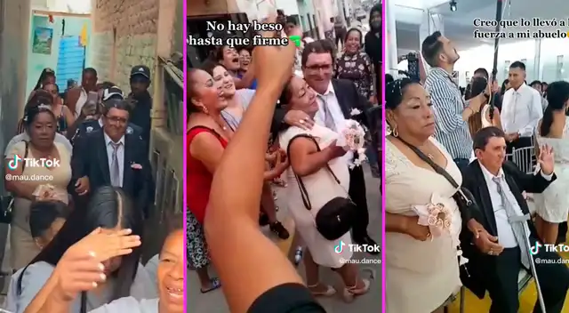 La pareja fue ovacionada por los vecinos de Callao. La pareja fue ovacionada por los vecinos de Callao.