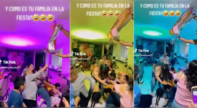 La fiesta tuvo inesperado final.