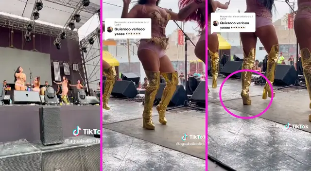 La hazaña de la bailarina es viral en TikTok. La hazaña de la bailarina es viral en TikTok.