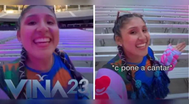 Milena Warthon en Viña del Mar.