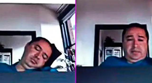 El profesor se quedó dormido cuando sus alumnas exponían.