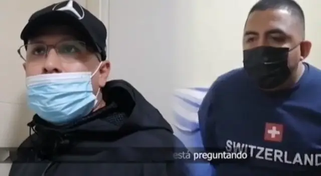 "Willy" en la parte izquierda y la mente maestra del crimen de "La Tota" en la parte derecha