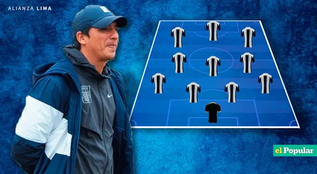 Guillermo Salas y el posible once que mandaría ante Universitario.