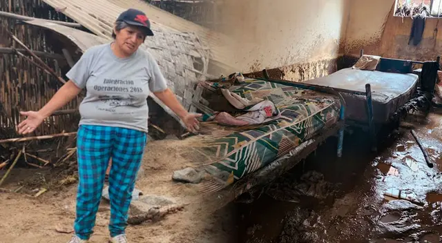 Damnificada pide ayuda a las autoridades.