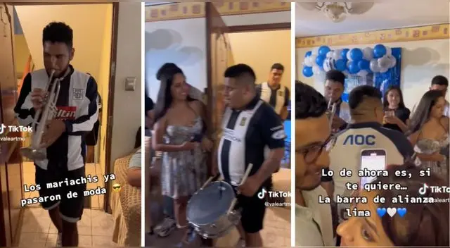 La singular serenata es viral en TikTok.