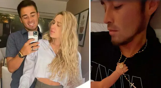 Rodrigo Cuba se muestra 'chocho' con su bebé con Ale Venturo. Rodrigo Cuba se muestra 'chocho' con su bebé con Ale Venturo.