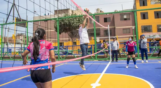 Abren nueva área para hacer deporte en Carmen de La Legua.