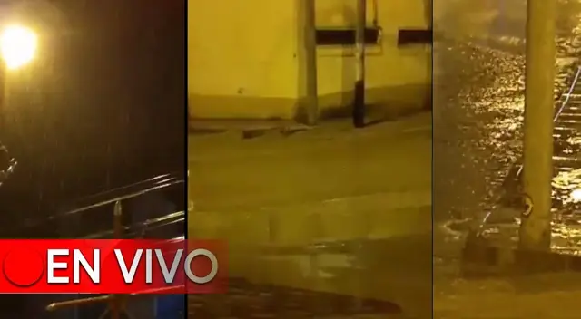 Inusual lluvia azota la capital y causa asombro en los ciudadanos