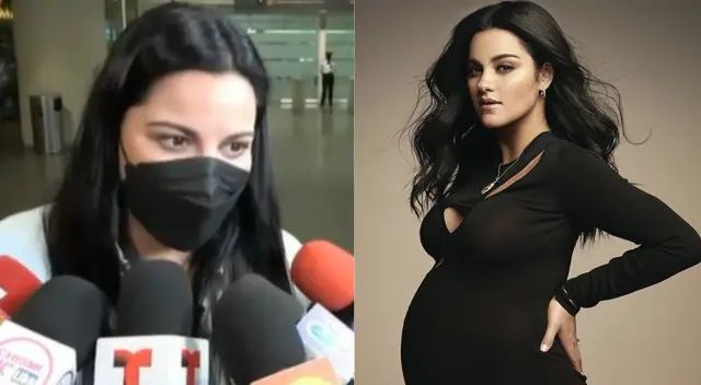 Maite Perroni entusiasmada con su embarazo. Maite Perroni entusiasmada con su embarazo.